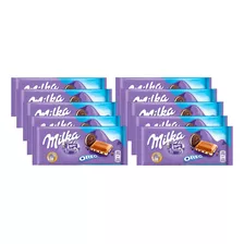 Kit 10 Barras Milka Oreo 100g - Chocolate Importado