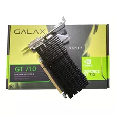 Placa De Vídeo Nvidia Galax Geforce 700 Series Gt 710 1gb