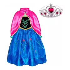 Disfraz Frozen Anna Ana Importado. Set Frozen Y Accesorios