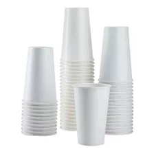 Vaso De Papel P Bebidas Calientes 10 Oz 100 Pz C/tapa Blanco