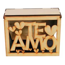 Caja Te Amo Mdf 3mm