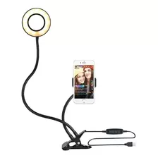 Ring Light De Mesa 2 Em 1 Iluminador Usb Multilaser - Ac369