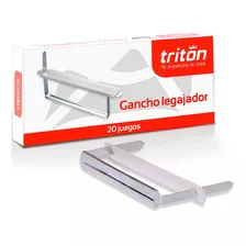 Gancho Legajador Metálico Caja X 20 Juegos Triton