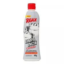 Limpa Inox Cremoso Reax 400g - Removedor Manchas Panelas