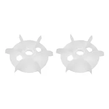 2pcs 175 * 28mm Redondo Eje Recambio Blanco Plástico 6 Palet