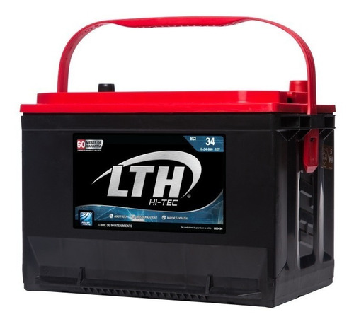 Bateria Lth Hi-tec Plymouth Grand Voyager 1999 - H-34-650 Foto 2