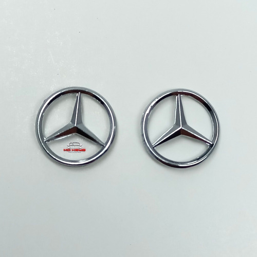 Emblema Llave Control Mercedes Benz Logo 2 Piezas Foto 6