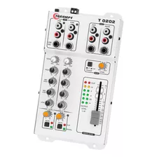 Mesa De Som Taramps T0202 Equalizador Som Automotivo 0202 2 Entradas Mixer 12v Equalizadora P10 Rca