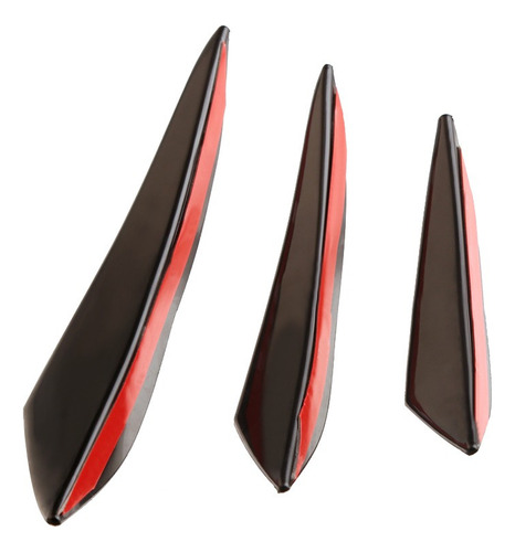 Universal Car Body Kits Front Bumper Fin Splitter Spoiler Foto 2