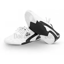 Zapatilla Taekwondo Daedo Kick Blanco/negro C/cordones