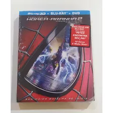Blu-ray+3d+dvd O Espetacular Homem Aranha 2 (luva) 3 Discos