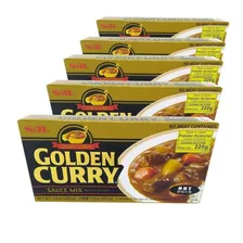 S&b Golden Curry Hot 220g X 5 Unidades 