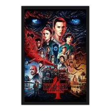 Quadro 44x64cm Stranger Things - 4 Temporada - Séries - 96