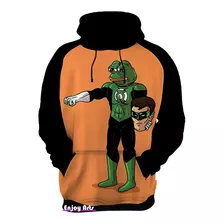 Moletom Moleton Feminino Masculino Lanterna Verde Sapo Meme