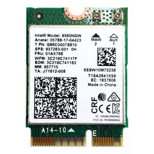 Placa Wifi Intel 9560ngw Bluetooth 5.0 Dual Band 2.4 E 5g