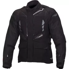 Campera Macna Vosges Negro C/proteccion En Tiendamoto