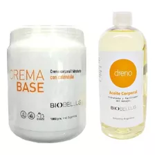 Aceite Dreno Circulatorio 500ml + Crema Base Masajes 1kg