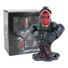 Juguete Modelo De Figuras De Acción Venom Spiderman Bust