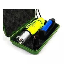 Linterna Lampara Buceo Acuatica Sumergible Led Recargable