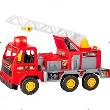 Caminhão Bombeiro Fire - Magic Toys 5042 Cor Vermelho