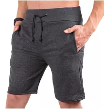  Bermudas Moletom Masculino Punho Cos Elastico Diferente