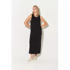 Vestido Básico De Jersey 30/1 - Negro - Koxis Mujer