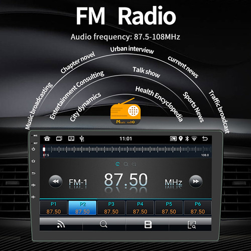 Radio De Coche Android 11, 2 En 9 Pulgadas, Reproductor De V Foto 7