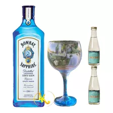 Gin Bombay Sapphire 750ml London + Copa + 2 Tonicas Regalo