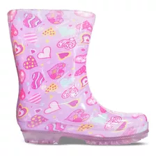 Botas De Lluvia Estampadas Nena Livianas Proforce #6001