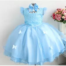  Vestido Infantil Baby Alice No Pais Das Maravilhas E Kit
