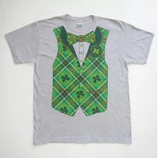 Playera Estampado Trebol / Lucky / Irlanda Talla Xl