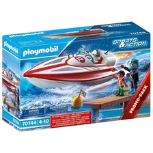 Barco A Motor Subaquático Playmobil 70744 Sports & Action