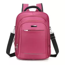 Mochila Bolsa Notebook Impermeável Executiva Escolar Facul Cor Vermelho