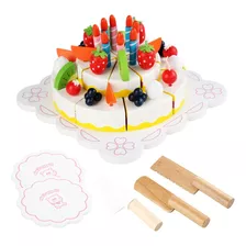 Torta De Madera Montessori Modelo Pedagogía Activa