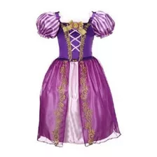 Vestido Rapunzel Enrredados Para Niña