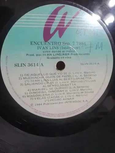 IVAN LINS - Encuentro - vinilo 1984