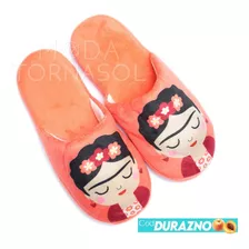 Pantuflas Suaves Antideslizantes Fruit Party Moda Tornasol