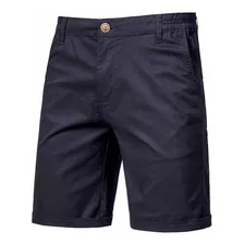 Bermudas Cargo Hombre Pantalones Cortos Algodón Alta Calidad