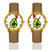 Reloj Pareja Mi Medio Aguacate Negro Tureloj