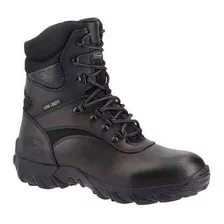 Bota Tactica Militar Negra En Piel Workland 76224