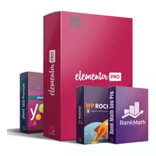 Elementor Pro + Wp Rocket + Yoast Seo + Rank Math Atualizado