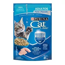 Cat Chow Adultos Pescado 85gr Comida Para Gato