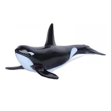 Modelo Realista Baleia Orca Assasina 25cm Macia Borracha