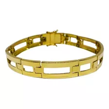 Pulseira Bracelete Aureo 30 Gramas 10mm Ouro 18k 750