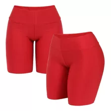 Kit 5 Short Academia Feminino Ciclista Comprido Atacado