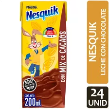 Nesquik Leche Chocolatada Sin Tacc Nestle Pack X24