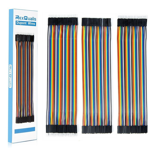 Cables Jumpers Dupont H-h, M-m, H-m 20cm 120 Pzas