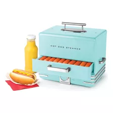 Vaporera Para Hot Dogs Nostalgia, Diseño Celeste