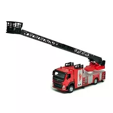 Caminhão Volvo Corpo De Bombeiros Luz E Som California Toys