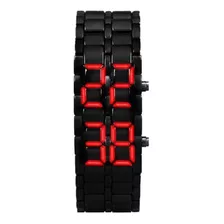 Reloj Iron Samuray Metalico Azul Caballero Moda Asiatica